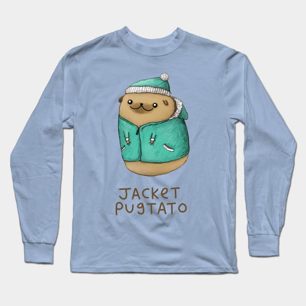 Jacket Pugtato Long Sleeve T-Shirt by Sophie Corrigan